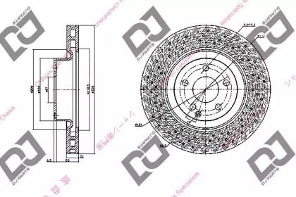 Тормозной диск DJ PARTS BD1148